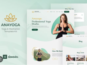 Anayoga - Yoga Teacher & Studio Elementor Template Kit