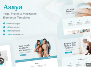 Asaya - Yoga & Meditation Elementor Kit