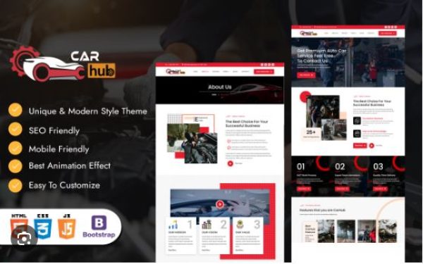 CarHub - Auto Mechanic & Car Service Template