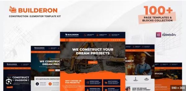 Constructio – Construction Elementor Template Kit