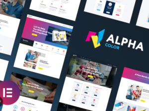 AlphaColor - Design & Printing Elementor