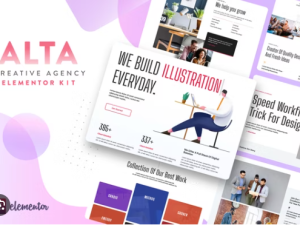 ALTA - Creative Agency Elementor Template Kit