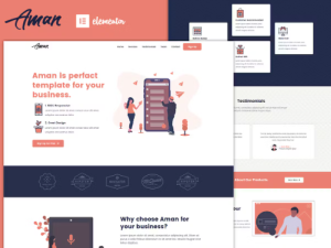 Aman — Multipurpose Elementor Template Kit