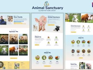 Animal Sanctuary - Non-Profit Template Kit