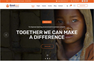 GoodSoul - Charity & Fundraising Bootstrap HTML Template