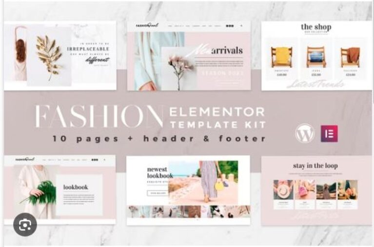 Fashion Feel - WooCommerce Elementor Template Kit