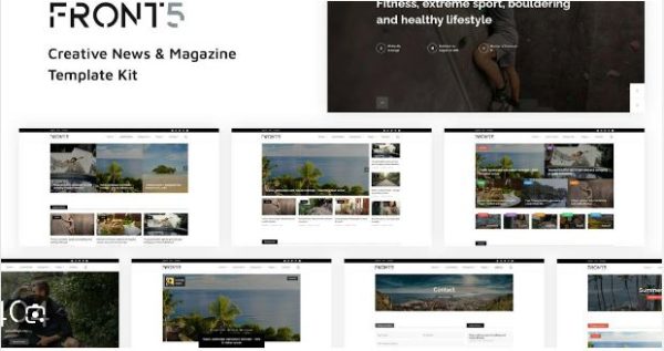 FrontFive - Creative News & Magazine Template Kit