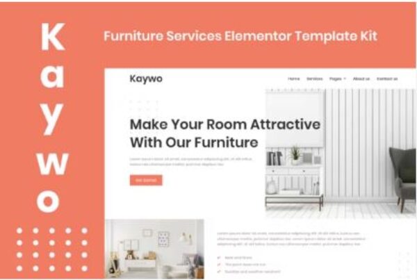 Kaywo - Furniture Services Elementor Template Kit