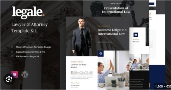 Legale - Lawyer & Law Firm Template Kit
