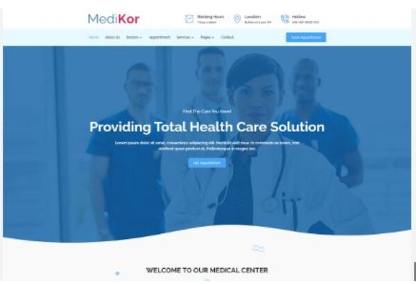 Medikor - Medical Healthcare Elementor Template Kit