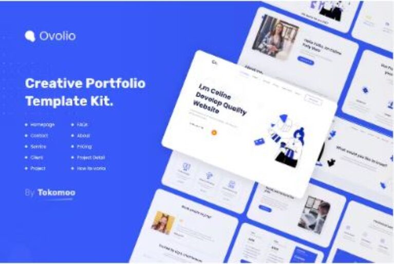 Ovolio - Creative Agency Elementor Pro Template Kit