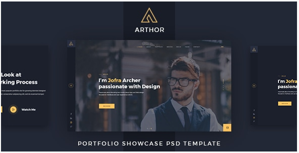 Arthor - Creative Portfolio Showcase Template