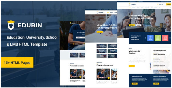 Edubin - Education Website HTML Template