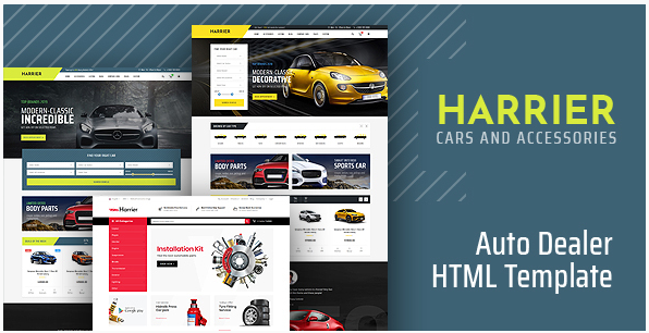 Harrier - Car Dealer HTML Template
