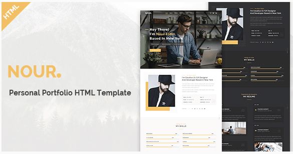 Nour - Personal Portfolio Template