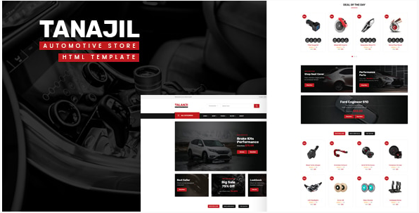 Tanajil - Automotive Store Car Template