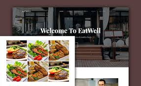 EatWell – Elegant Restaurant HTML Template