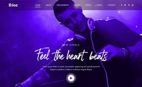 DJoz – Music HTML Template for Musics